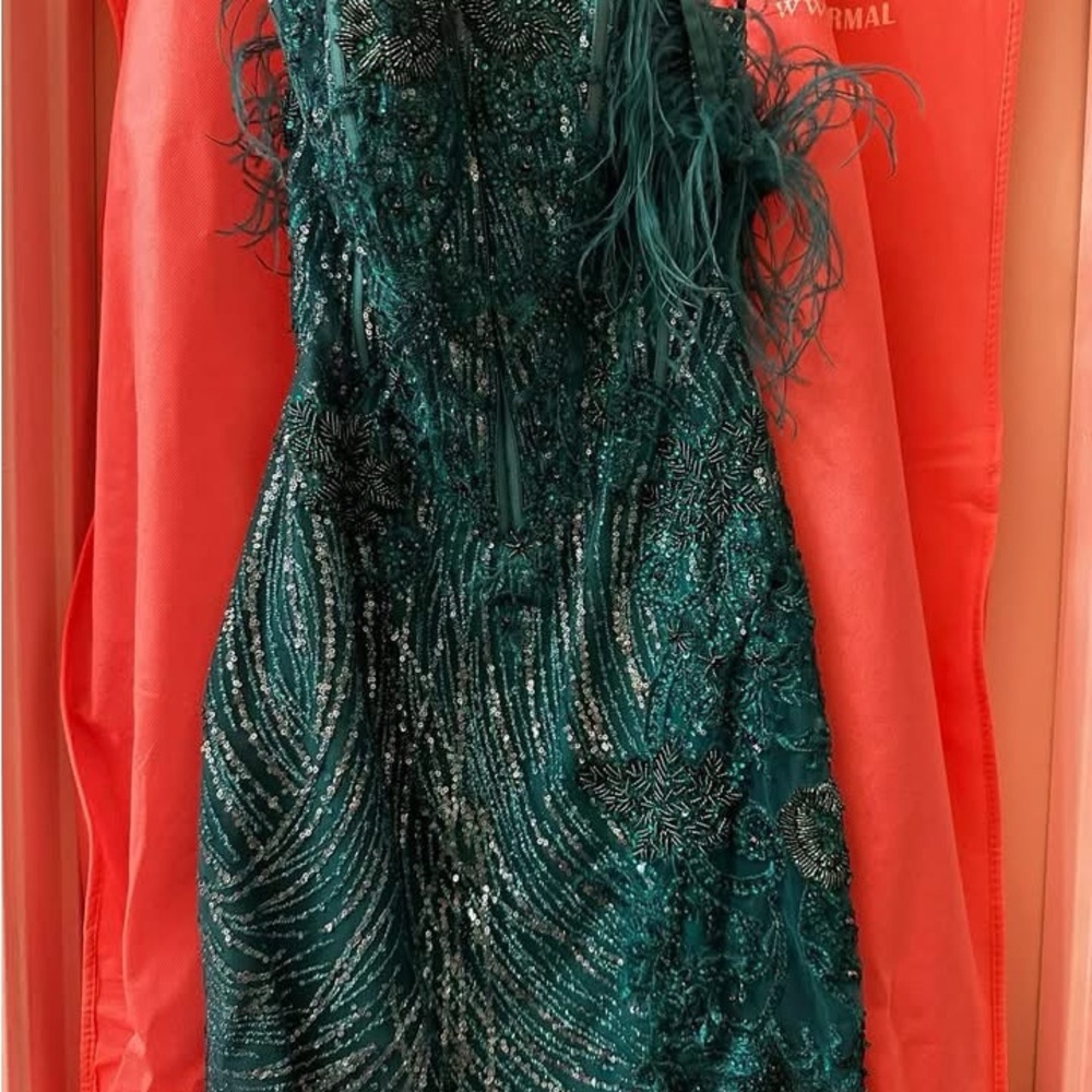 Portia and Scarlett Teal Sequin Dress